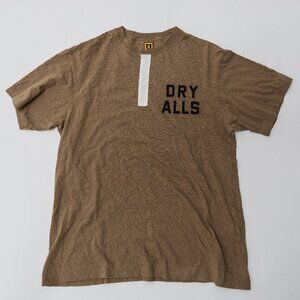 Tan Human Made "DRY ALLS" Brown T-shirt by Nigo
